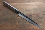 Takayuki Iwai Acero Azul No.2 Kurouchi Yanagiba  210mm Mango de Shitan - Japanny-SP