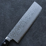 Seisuke VG10 Damasco Nakiri  165mm Mango de Madera de Pakka Negra - Japanny-SP