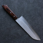 Seisuke VG1 Martillado Santoku  165mm Mango de Caoba - Japanny-SP