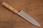 Seisuke VG10 Damasco Santoku  180mm Mango de madera blanca - Japanny-SP