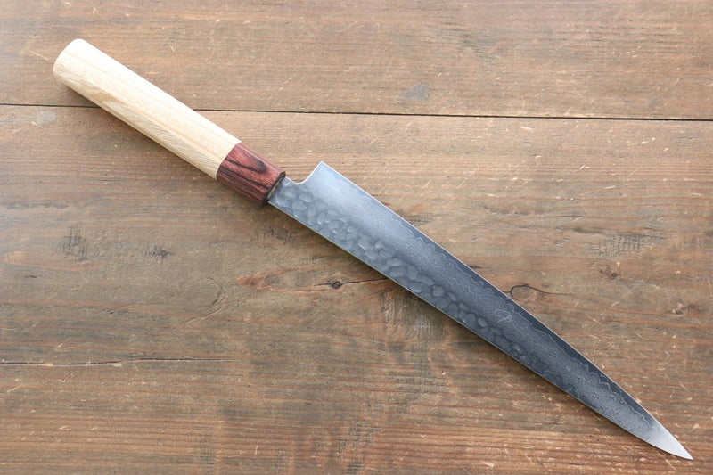 Sakai Takayuki VG10 Damasco de 33 Capas Sujihiki  240mm Mango de Keyaki (Olmo Japones) - Japanny-SP