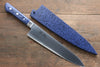 Seisuke Seiten Molibdeno Gyuto  210mm Mango de Madera de pakka azul  con Funda - Japanny-SP