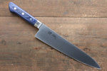 Seisuke Seiten Molibdeno Gyuto  210mm Mango de Madera de pakka azul  con Funda - Japanny-SP