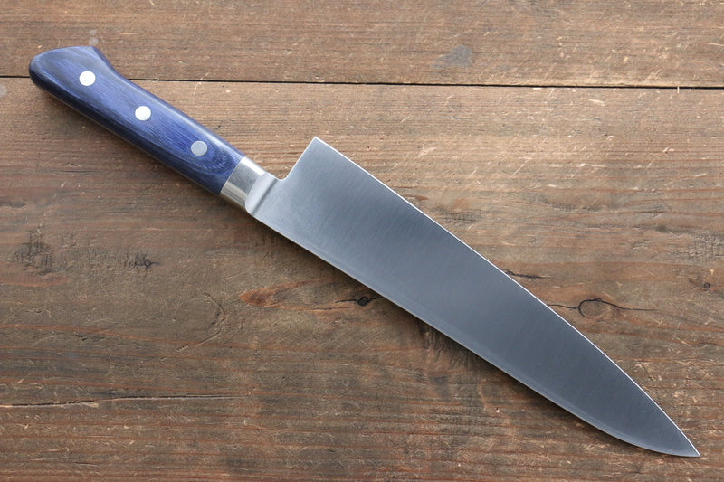 Seisuke Seiten Molibdeno Gyuto  210mm Mango de Madera de pakka azul  con Funda - Japanny-SP