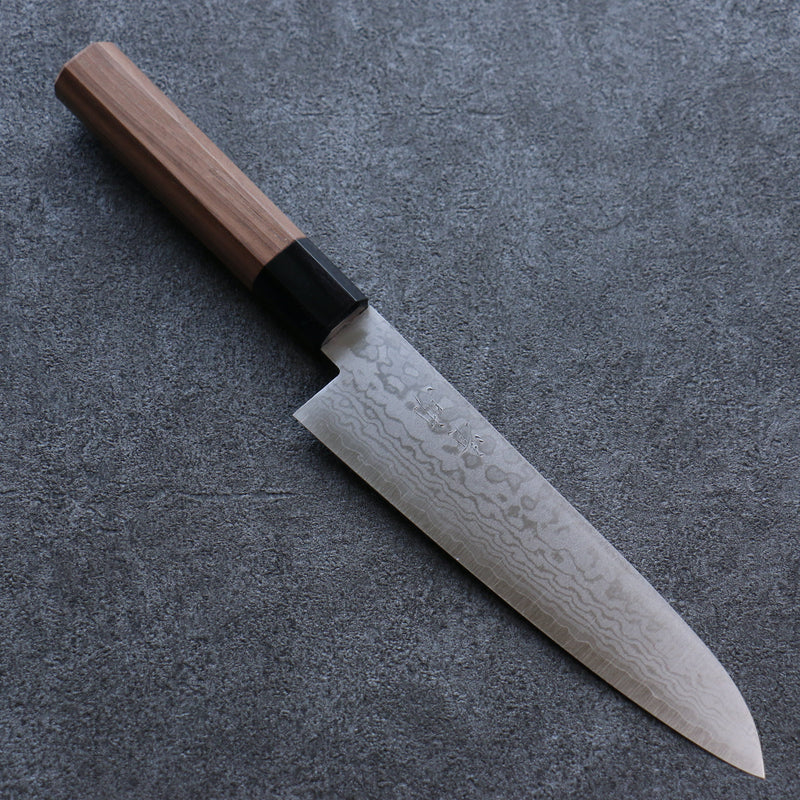 Seisuke VG10 Damasco Gyuto  180mm Mango de Nogal - Japanny-SP