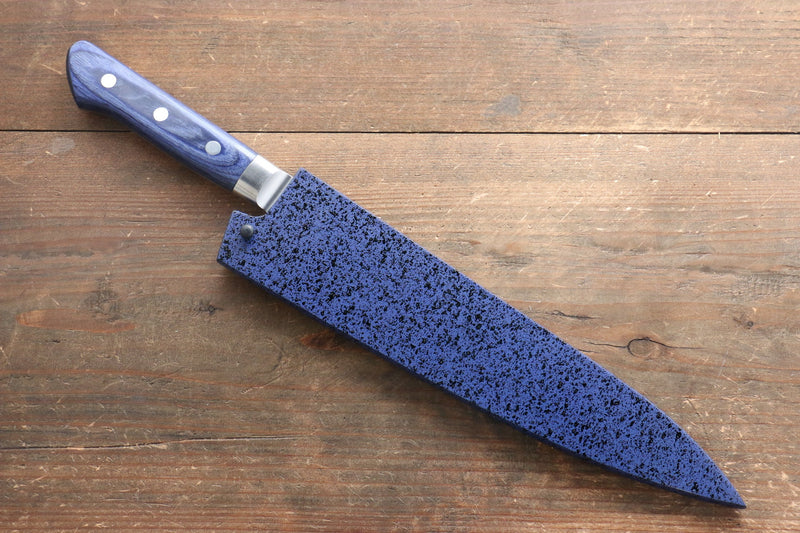 Seisuke Seiten Molibdeno Gyuto  210mm Mango de Madera de pakka azul  con Funda - Japanny-SP