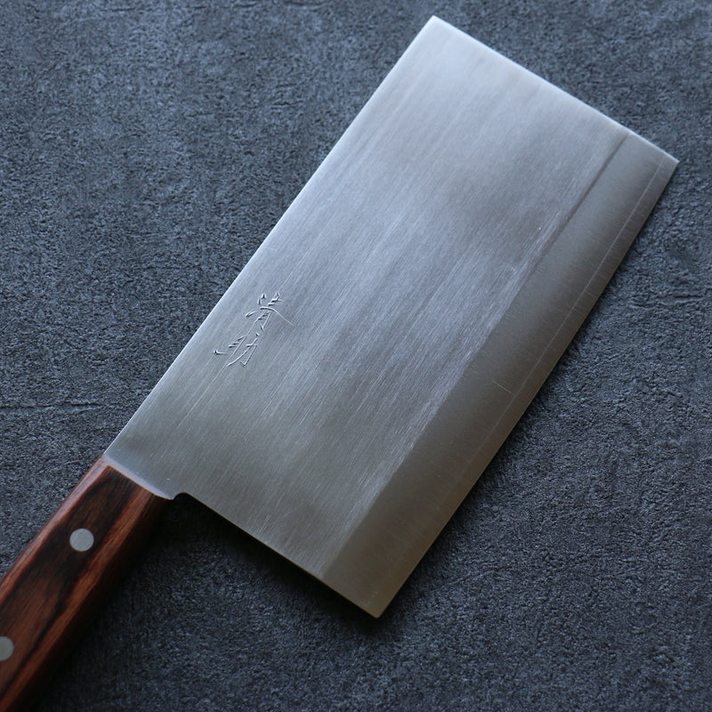 Seisuke VG10 Kasumitogi Cuchillo Chino  180mm Mango de Caoba - Japanny-SP