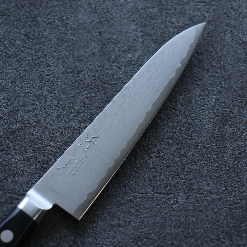 Seisuke VG10 Damasco Petty-Utilitario  120mm Mango de Madera de Pakka Negra - Japanny-SP