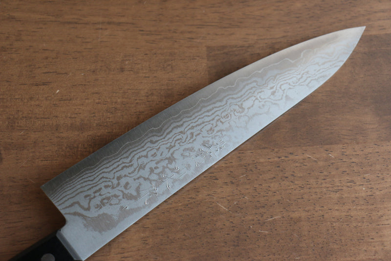 Nao Yamamoto VG10 Damasco Gyuto  210mm Mango de Madera de Pakka Negra - Japanny-SP