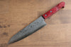 Nao Yamamoto VG10 Damasco Gyuto  180mm Mango de Madera de pakka roja - Japanny-SP