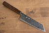 Seisuke Nami AUS10 Damasco con Terminado de Espejo Bunka  180mm Mango de Roble - Japanny-SP