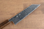 Seisuke Nami AUS10 Damasco con Terminado de Espejo Bunka  180mm Mango de Roble - Japanny-SP