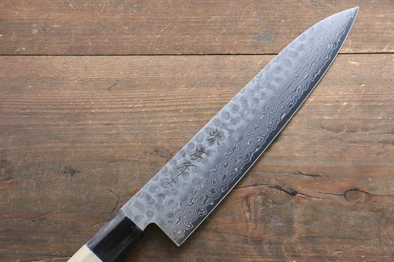 Sakai Takayuki AUS10 Damasco de 45 Capas Gyuto  210mm Mango de Magnolia - Japanny-SP