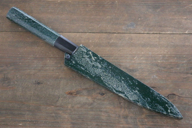 Sakai Takayuki VG10 de 33 Capas Damasco Martillado Petty-Utilitario  150mm Mango de Laquerado verde - Japanny-SP