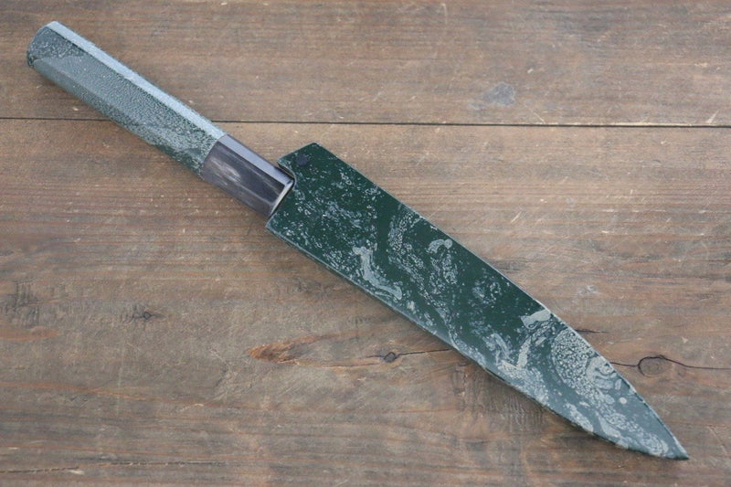 Sakai Takayuki VG10 de 33 Capas Damasco Martillado Petty-Utilitario  150mm Mango de Laquerado verde - Japanny-SP