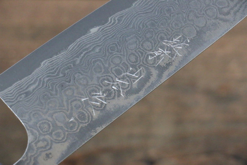 Nao Yamamoto SG2 Damasco Santoku  170mm Mango de Shitan - Japanny-SP