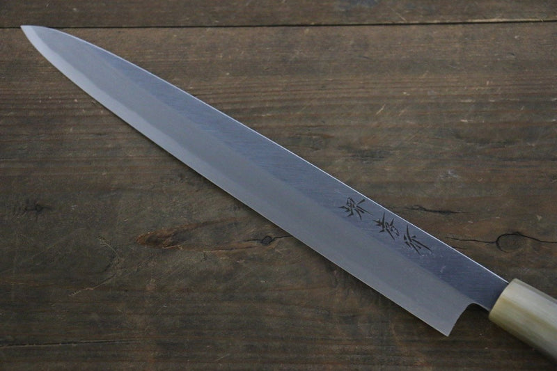 Sakai Takayuki [Para zurdo] Kasumitogi Acero Blanco Yanagiba  Mango de Magnolia - Japanny-SP