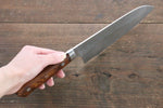 Nao Yamamoto Coreless Damasco Santoku  170mm Mango de Ironwood - Japanny-SP