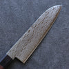 Seisuke AUS10 Espejo Cruzado Santoku  180mm Mango de Madera de Pakka Cafe - Japanny-SP