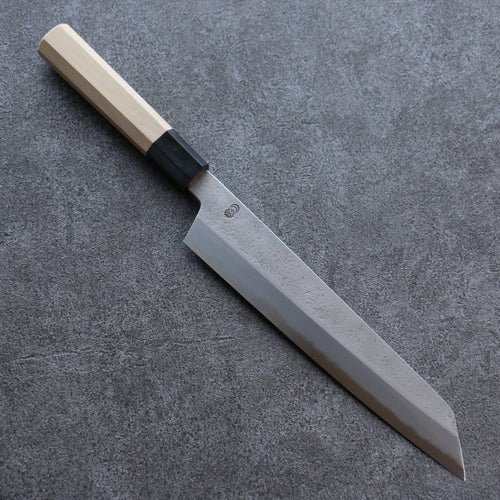 Kikuzuki Acero Blanco No.2 Nashiji Kiritsuke Gyuto  240mm Mango de Magnolia - Japanny-SP