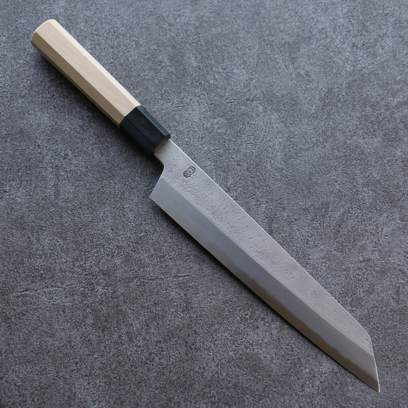 Kikuzuki Acero Blanco No.2 Nashiji Kiritsuke Gyuto  240mm Mango de Magnolia - Japanny-SP