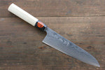 Shigeki Tanaka Acero Azul No.2 Damasco de 17 Capas Damasco Gyuto  180mm Mango de Magnolia - Japanny-SP