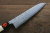 Shigeki Tanaka Acero Azul No.2 Damasco de 17 Capas Damasco Gyuto  180mm Mango de Magnolia - Japanny-SP