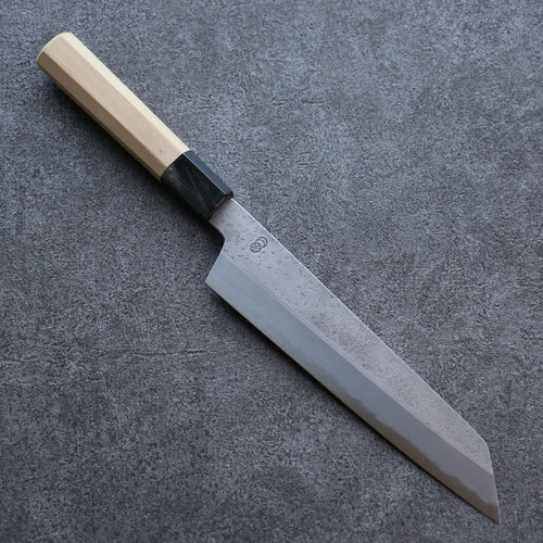 Kikuzuki Acero Blanco No.2 Nashiji Kiritsuke Gyuto  210mm Mango de Magnolia - Japanny-SP