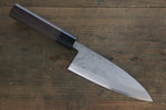 Hideo Kitaoka Acero Blanco No.2 Damasco Deba  150mm Mango de Shitan - Japanny-SP