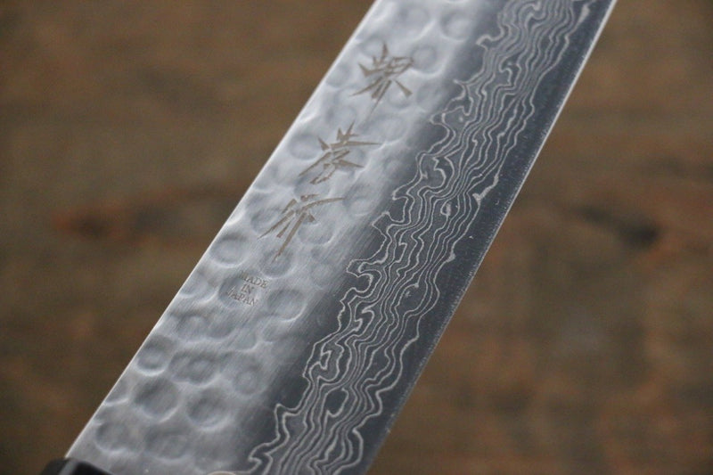 Sakai Takayuki AUS10 Damasco de 45 Capas Gyuto  180mm Mango de Shitan - Japanny-SP