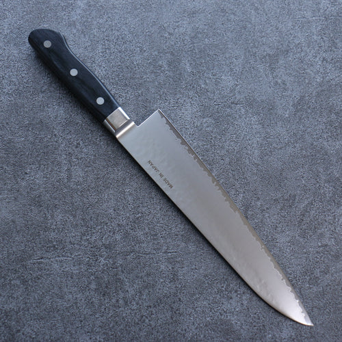 Seisuke VG5 Martillado Kasumitogi Gyuto  240mm Mango de Madera de Pakka Negra - Japanny-SP