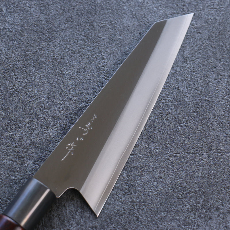 Misuzu VG10 Kasumitogi Bunka pequeño  150mm Mango de Mango Lacado Cafe - Japanny-SP