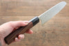 Nao Yamamoto VG10 Damasco Santoku  170mm Mango de Shitan - Japanny-SP