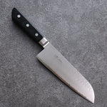 Seisuke VG5 Martillado Kasumitogi Santoku  175mm Mango de Madera de Pakka Negra - Japanny-SP