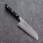 Seisuke VG5 Martillado Kasumitogi Santoku  120mm Mango de Madera de Pakka Negra - Japanny-SP