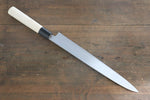 Sakai Takayuki Kasumitogi Acero Blanco Yanagiba Cuchillo Japones Mango de Magnolia - Japanny-SP