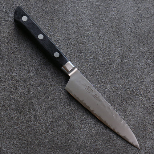 Seisuke VG5 Martillado Kasumitogi Petty-Utilitario  120mm Mango de Madera de Pakka Negra - Japanny-SP