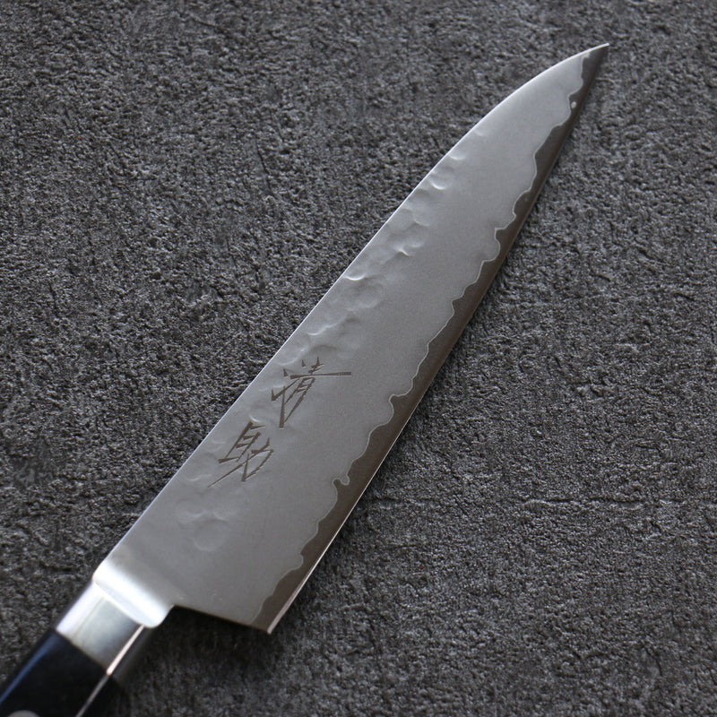 Seisuke VG5 Martillado Kasumitogi Petty-Utilitario  120mm Mango de Madera de Pakka Negra - Japanny-SP