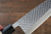 Sakai Takayuki Kasumitogi White Steel Shippou engraving Deba - Japanny-SP