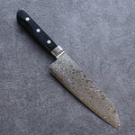 Seisuke AUS10 Damasco de 45 Capas Santoku  165mm Mango de Madera de Pakka Negra - Japanny-SP