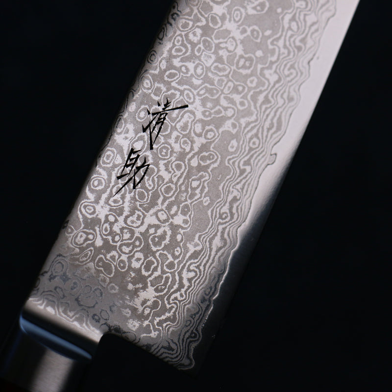 Seisuke VG10 33Capas Damasco con Terminado de Espejo Kiritsuke Gyuto  210mm Mango de Madera de pakka roja - Japanny-SP