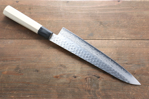 Sakai Takayuki AUS10 Damasco de 45 Capas Gyuto  240mm Mango de Magnolia - Japanny-SP