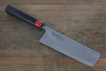 Shigeki Tanaka SG2 Damasco Nakiri  165mm Mango de Madera de ebano - Japanny-SP