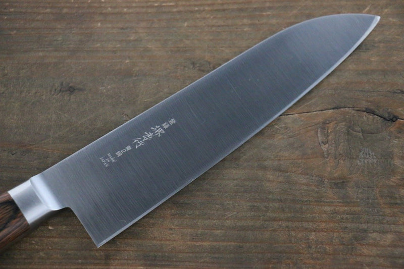 Sakai Takayuki Acero Azul No.2 Honyaki Santoku  180mm - Japanny-SP