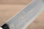 Kazuo Nomura Acero Blanco No.2 Damasco Gyuto  120mm Mango de Micarta - Japanny-SP