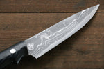 Kazuo Nomura Acero Blanco No.2 Damasco Gyuto  120mm Mango de Micarta - Japanny-SP