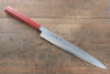 Sakai Takayuki Nanairo INOX Molibdeno Yanagiba  270mm Mango de Resina ABS (Perla roja) - Japanny-SP