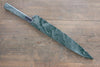 Sakai Takayuki AUS10 Damasco de 45 Capas Martillado Sujihiki  240mm Mango de Laquerado verde Con funda - Japanny-SP