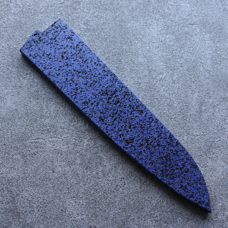 Madera de pakka azul Funda para 240mm Gyuto con Clavija de madera contrachapada Kaneko - Japanny-SP