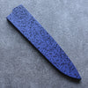 Madera de pakka azul Funda para 240mm Gyuto con Clavija de madera contrachapada Kaneko - Japanny-SP